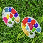 Keep Smiling Plastic Paint Palette 10 Pot Small