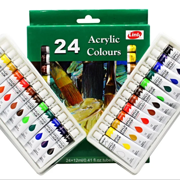 Link Daya Acrylic Colour 12ml (24 pcs)