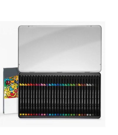Lyra Hi Quality Art Brush Pen Tin Box Of 30