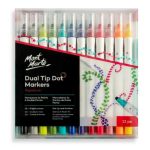 Mont Marte Dual Tip Dot Markers Signature Set of 12