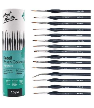 Mont Marte Signature Detail Brush Set Of 15
