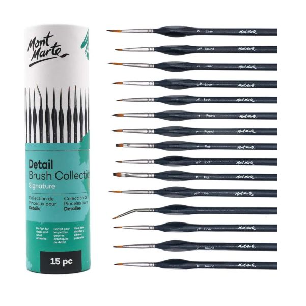Mont Marte Signature Detail Brush Set Of 15