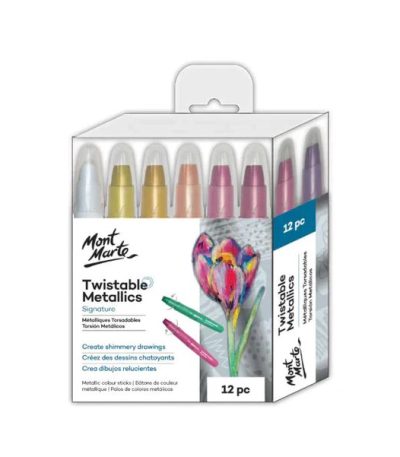 Mont Marte Signature Twistable Metallics 12pc