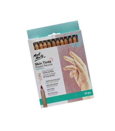 Mont Marte Skin Tints Pastel Jumbo Pencils Set of 12