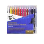 Mont Marte Woodless Watercolour Pencils Premium 24pc-