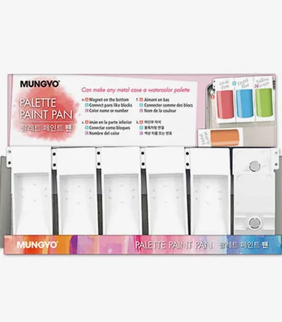 Mungyo Palette Paint Pan Pack of 6