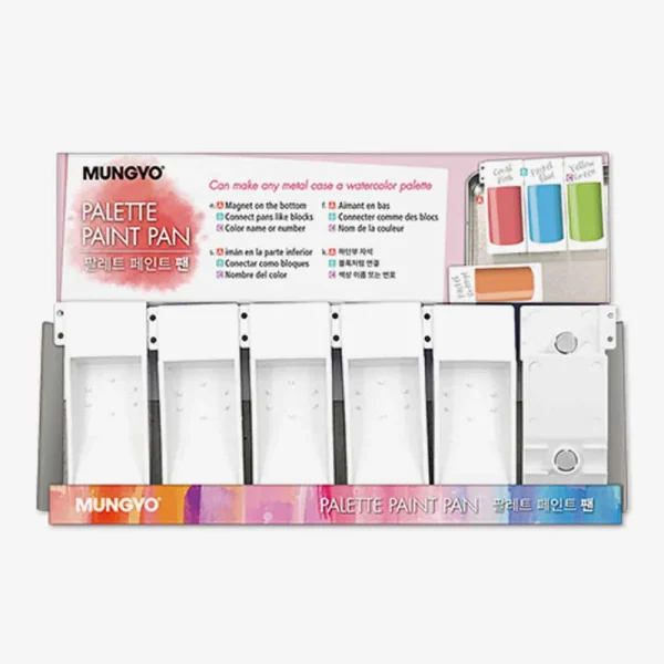 Mungyo Palette Paint Pan Pack of 6