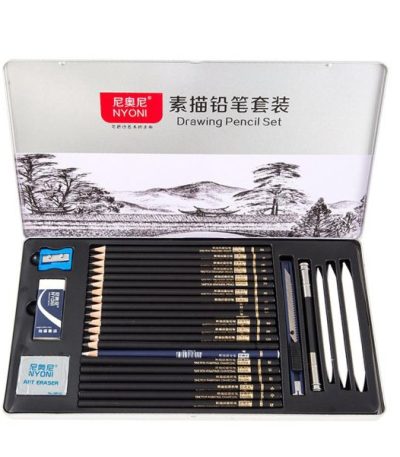 NYONI Drawing Pencils Set of 29