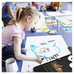 Paint Brush Set Tz-0015 12Pcs + Bag+ Mixing Plate