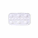 Plastic Paint Palette 6 Pot Large