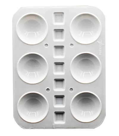 Plastic Paint Palette 6 Pot Large