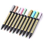 STA Permanent Metallic Paint Markers Set of 10