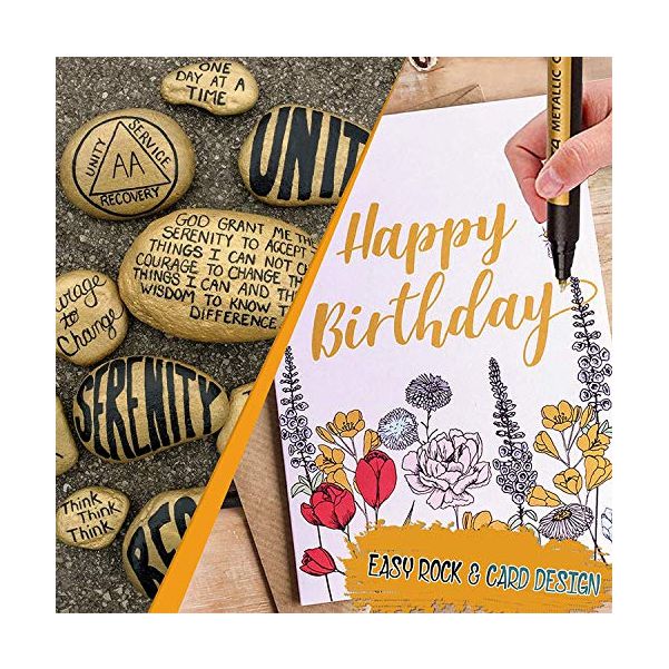 STA Permanent Metallic Paint Markers Set of 10