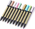 STA Permanent Metallic Paint Markers Set of 10