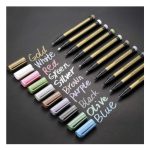 STA Permanent Metallic Paint Markers Set of 10