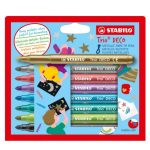 STATIONERY HQ proudly offers the STABILO Metallic Felt-Tip Fibre Pen Trio DECO Pack of 8, perfect for adding a creative metallic touch to your art, cards, and crafts.