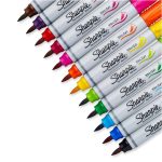 Sharpie Brush Tip Permanent Markers Pack of 12 (1810704)