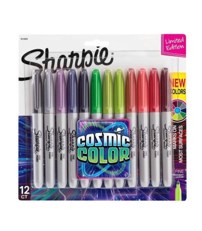 Sharpie Cosmic Color Fine Point Permanent Markers Pack of 12 (2010958)