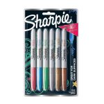 Sharpie Metallic Fine Point Permanent Markers Pack of 6