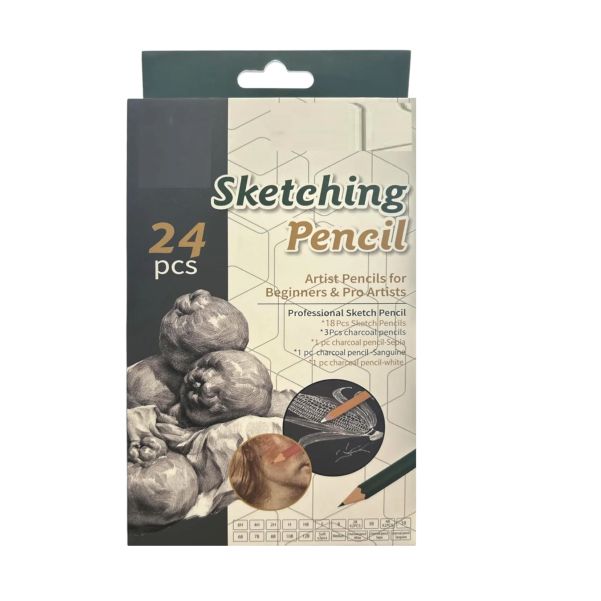Sketching Pencil 24Pcs - TB-1024 - Keepsmiling
