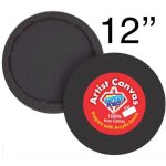 Superb Board Round Black Canvas Board