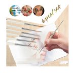 Transparent Round Paint Brush Pack of 6