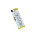 Transparent Round Paint Brush Pack of 6
