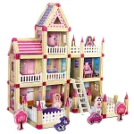 Assembling Princess Wooden House For A GIRL CONSTRUCTION BLOCKS TOY 298pcs