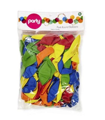 Birthday Balloon Mixed Color Pack of 100