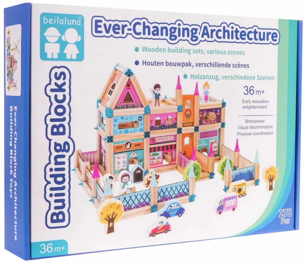 Building Blocks Toys 278pcs No.3805 - Beilaluna - wooden toys