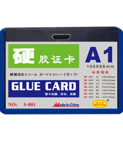 Card Cover A1 Blue Edges