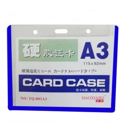 Card Cover A3 Blue Edge
