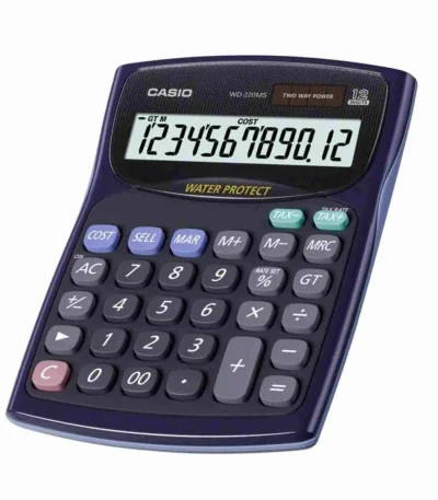 Casio Original Calculator WD-220Ms