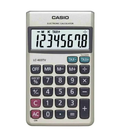 Casio Original Portable Calculator Lc-403Tv