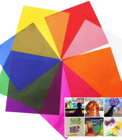 Cellophane Paper Sheet Mixed Color