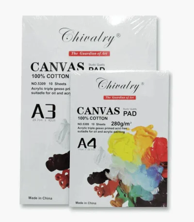 Chivalry Canvas Pads For Acrylic & Watercolor 280gm