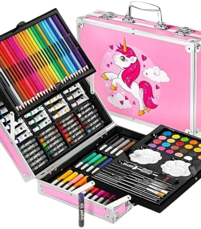 Colouring Kit 145Pcs Brief Case Shape