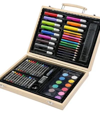 Colouring Kit Wooden 70 Pcs (ODP)