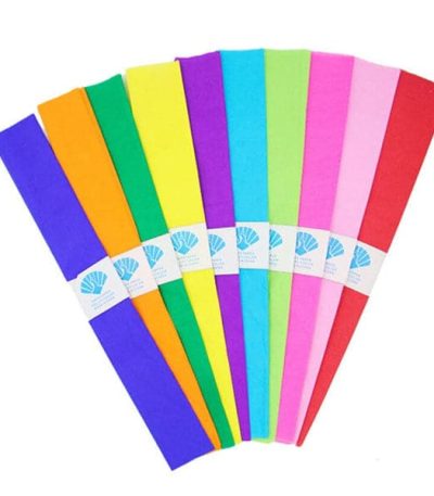 Crepe Paper Single Sheet in Different Colors