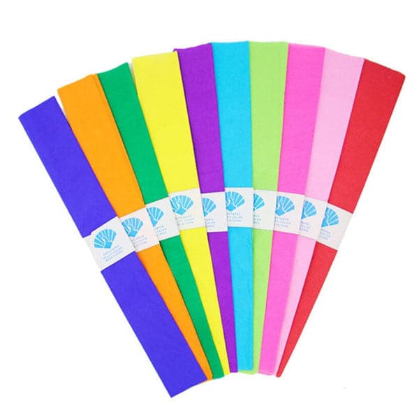 Crepe Paper Single Sheet in Different Colors