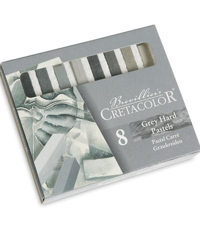 Cretacolor Hard Pastels In Grey Tones Set Of 8 Pcs. Save 8%