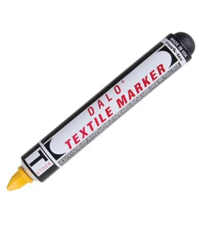 Dalo Textile Marker Fine YELLOW Tip 1pc