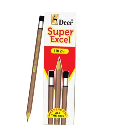 Deer Super Excel Lead Pencil 1000-HB Pack Of 12