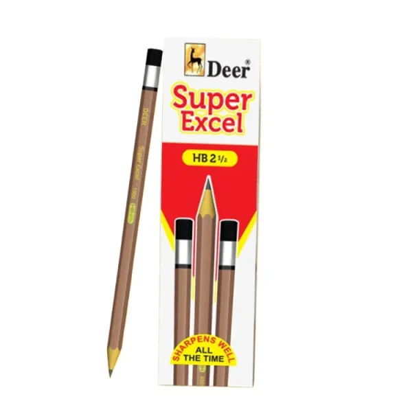 Deer Super Excel Lead Pencil 1000-HB Pack Of 12