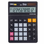 Deli Desktop Calculator 12 Digits, 120 Steps Check