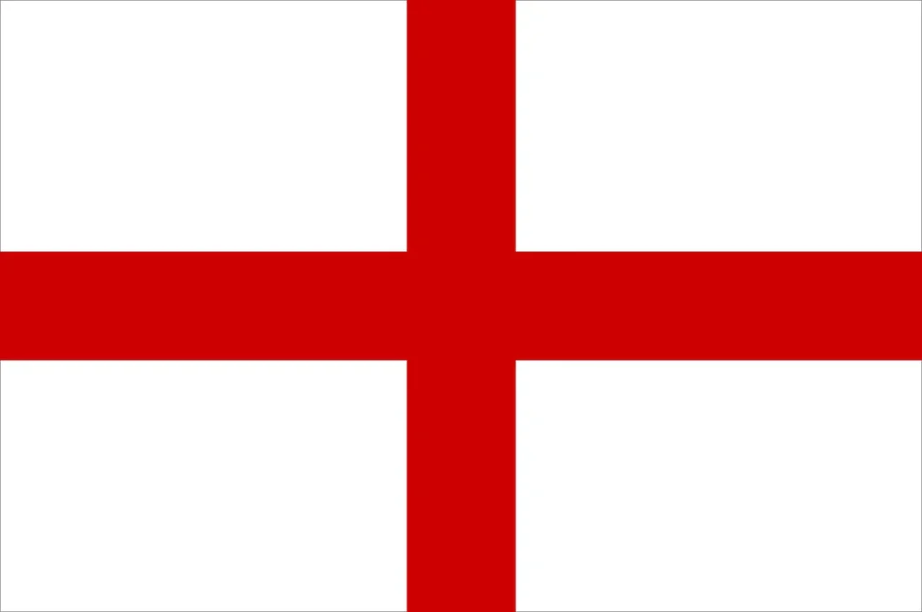 England Flag 15x22cm