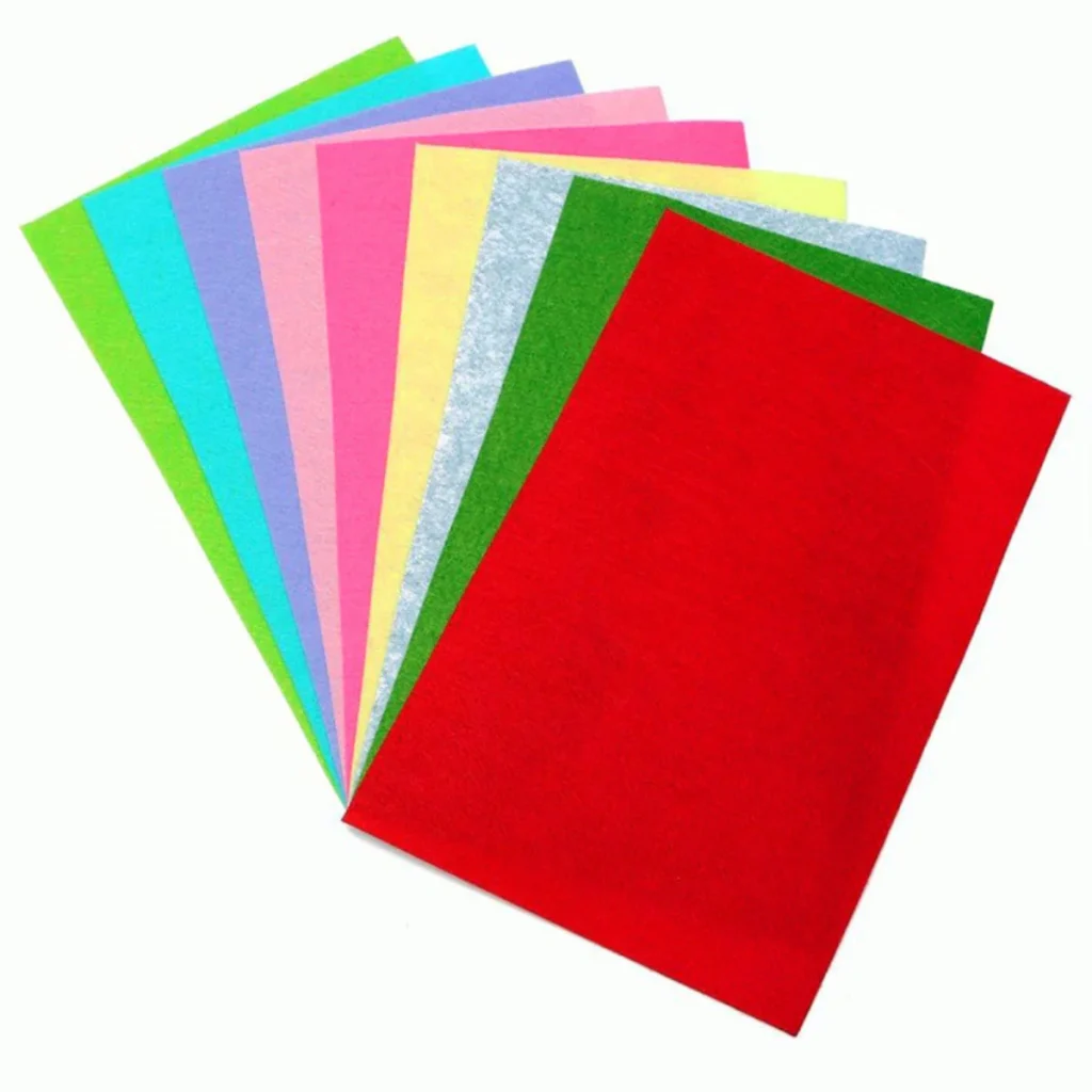 Felt Sheets Mixed Color Pack of 10