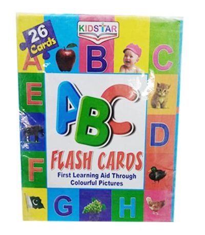 Flash Cards Large Abc - Assorted - Naiton