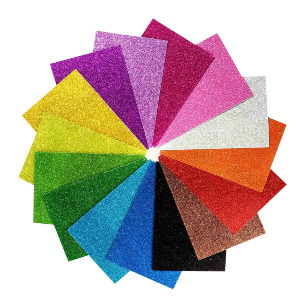 Foaming Glitter Sheets A4 Size Pack of 10