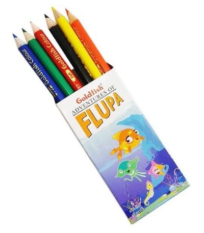Goldfish Flupa Color Pencils Half